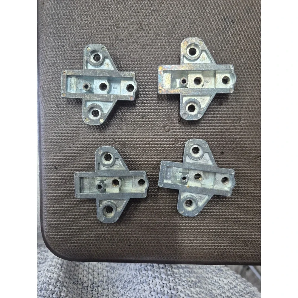 4 Vintage Metal Cabinet Door Hinges Small Gate Hardware‎ Parts